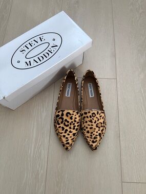 Steve Madden Leopard Print Loafers
